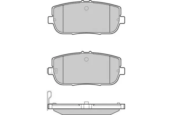 Brake Pad Set, disc brake (12-1261)