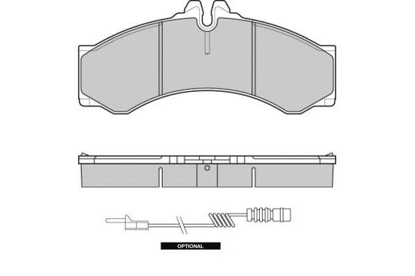 Brake Pad Set, disc brake (12-0681)