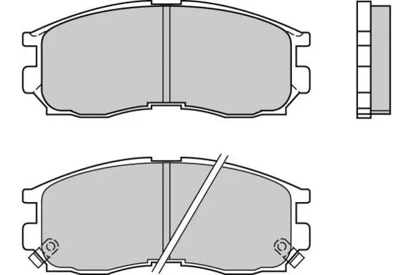 Brake Pad Set, disc brake (12-0509)