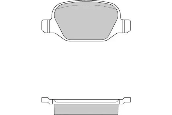 Brake Pad Set, disc brake (12-0890)