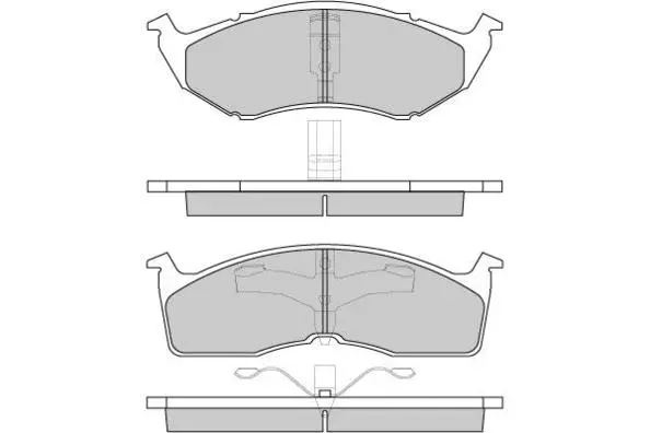 Brake Pad Set, disc brake (12-0765)