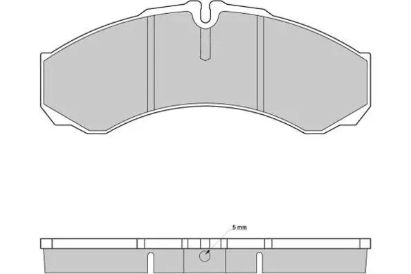 Brake Pad Set, disc brake (12-0925)