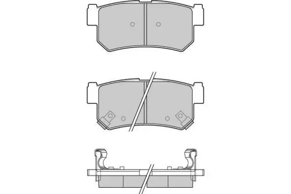 Brake Pad Set, disc brake (12-1203)