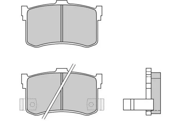 Brake Pad Set, disc brake (12-0372)