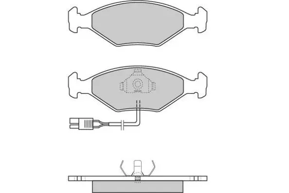 Brake Pad Set, disc brake (12-0343)