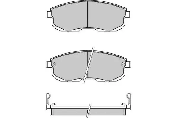 Brake Pad Set, disc brake (12-0569)