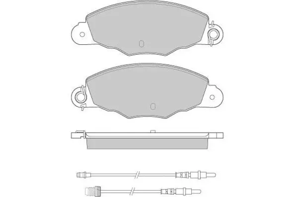Brake Pad Set, disc brake (12-0930)