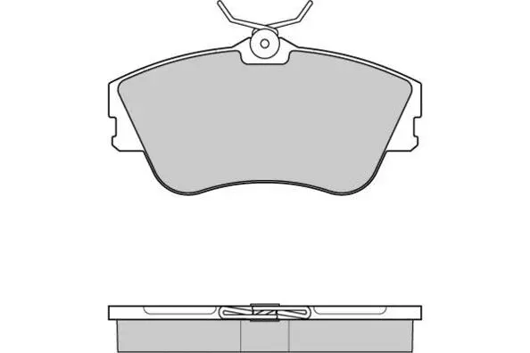 Brake Pad Set, disc brake (12-0625)