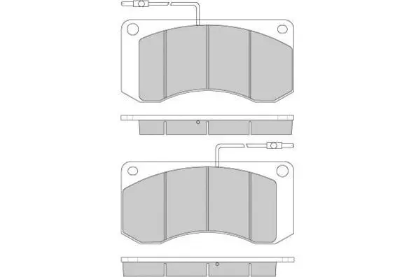 Brake Pad Set, disc brake (12-5241)