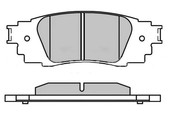 Brake Pad Set, disc brake (12-1722)