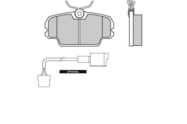 Brake Pad Set, disc brake (12-0228)