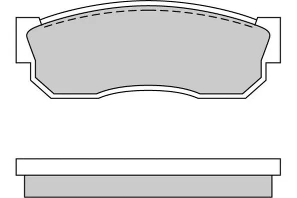 Brake Pad Set, disc brake (12-0246)