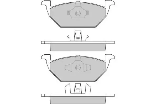 Brake Pad Set, disc brake (12-0835)