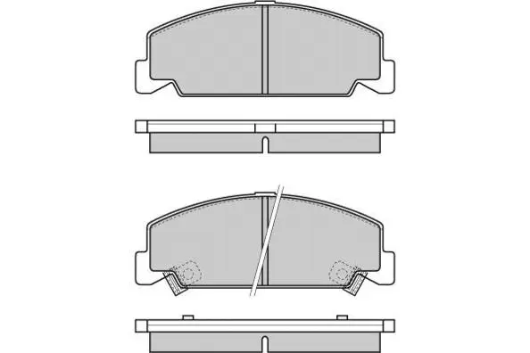 Brake Pad Set, disc brake (12-0634)