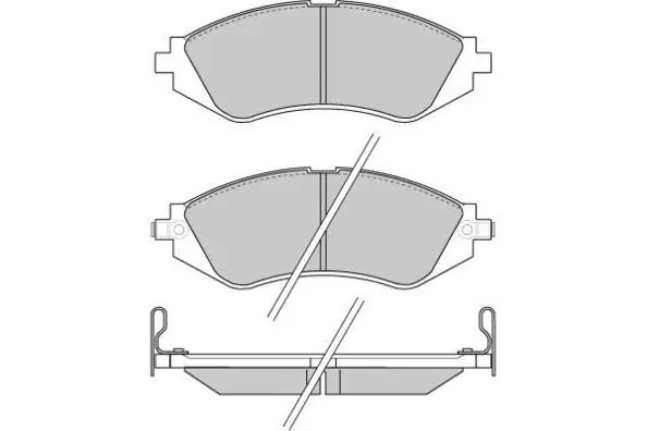Brake Pad Set, disc brake (12-0803)