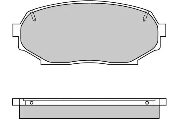 Brake Pad Set, disc brake (12-0571)