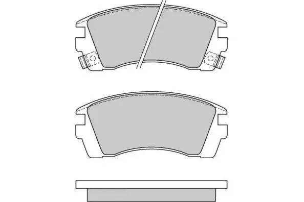 Brake Pad Set, disc brake (12-0575)
