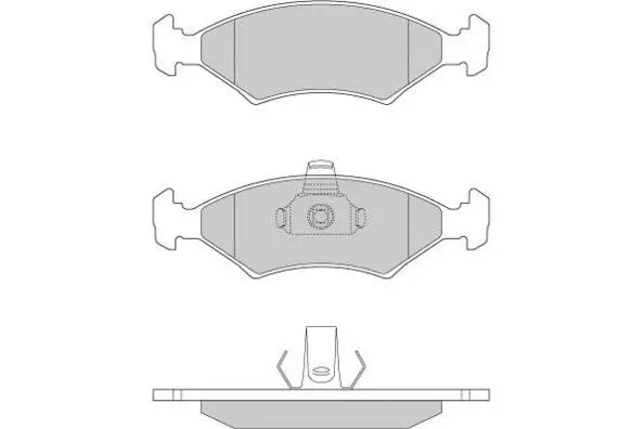 Brake Pad Set, disc brake (12-0675)