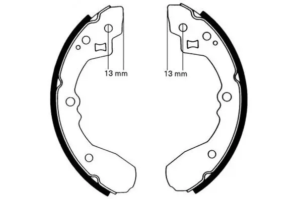 Brake Shoe Set (09-0584)
