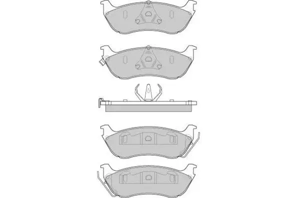 Brake Pad Set, disc brake (12-0892)