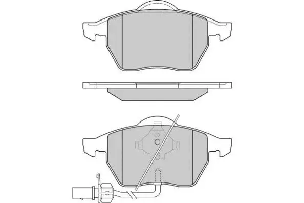 Brake Pad Set, disc brake (12-0816)
