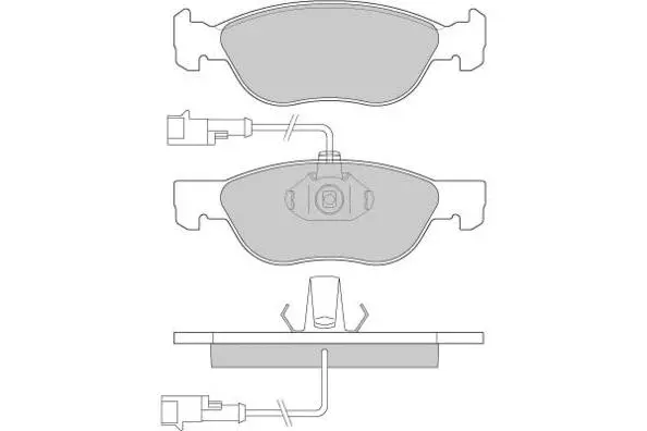 Brake Pad Set, disc brake (12-0677)