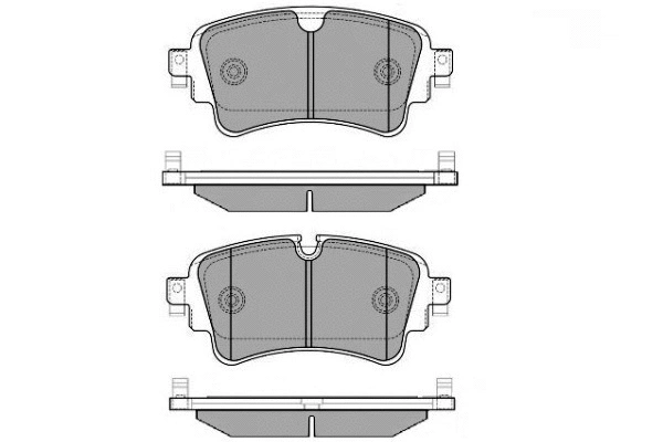 Brake Pad Set, disc brake (12-1679)