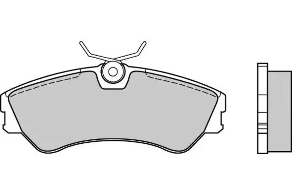 Brake Pad Set, disc brake (12-0541)