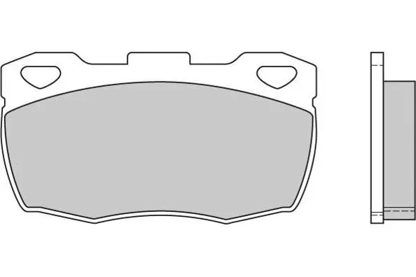 Brake Pad Set, disc brake (12-0401)