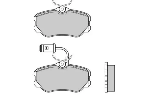 Brake Pad Set, disc brake (12-0474)