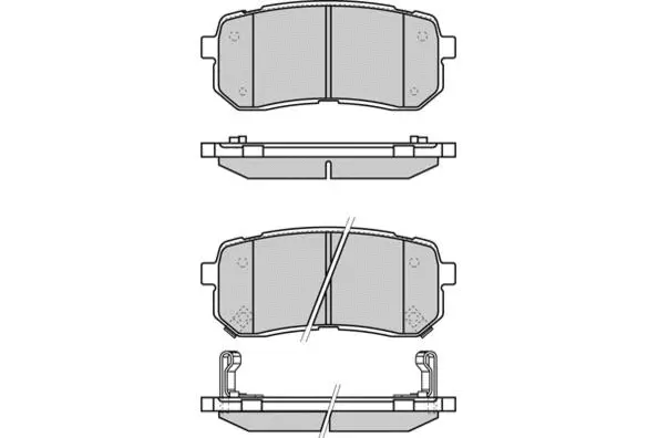 Brake Pad Set, disc brake (12-1337)