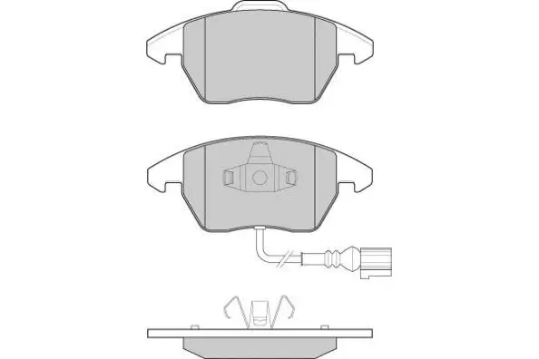 Brake Pad Set, disc brake (12-1103)