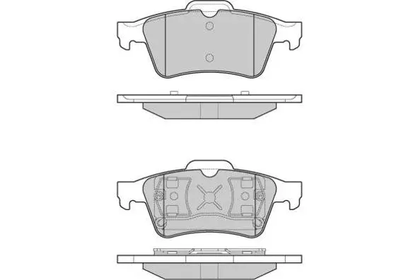 Brake Pad Set, disc brake (12-0980)