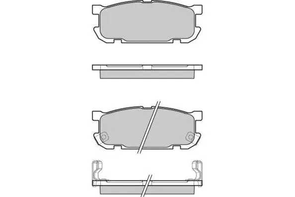 Brake Pad Set, disc brake (12-0992)