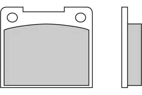 Brake Pad Set, disc brake (12-0019)