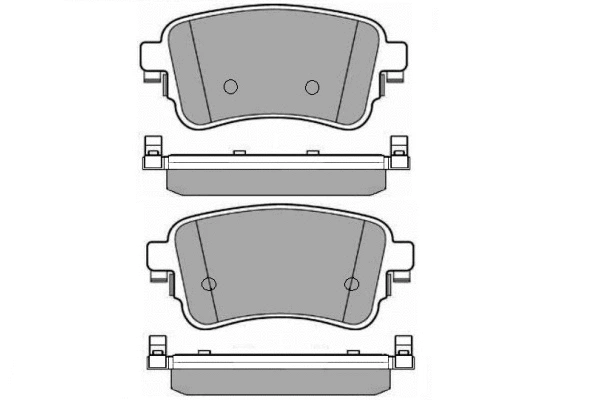 Brake Pad Set, disc brake (12-1700)
