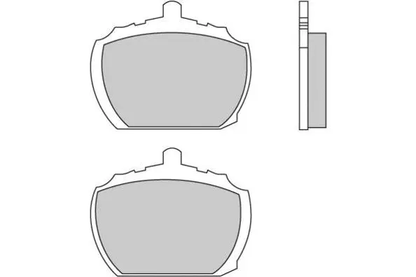 Brake Pad Set, disc brake (12-0102)