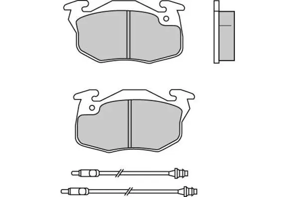 Brake Pad Set, disc brake (12-0550)