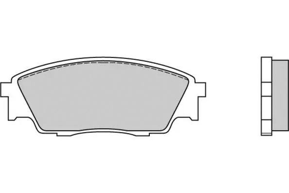 Brake Pad Set, disc brake (12-0446)