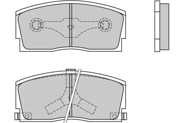 Brake Pad Set, disc brake (12-0437)