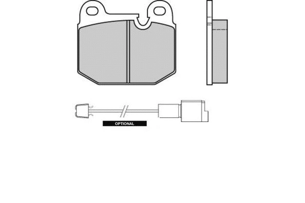 Brake Pad Set, disc brake (12-0144)