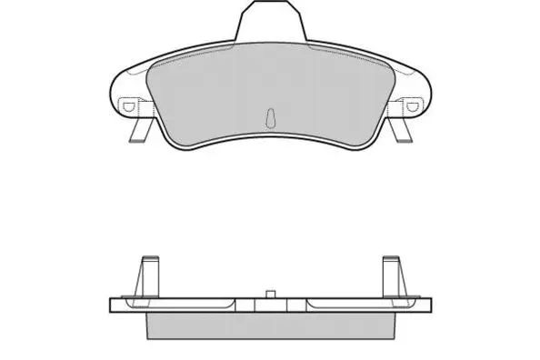 Brake Pad Set, disc brake (12-1188)