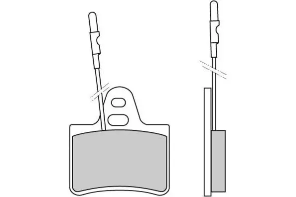 Brake Pad Set, disc brake (12-0214)