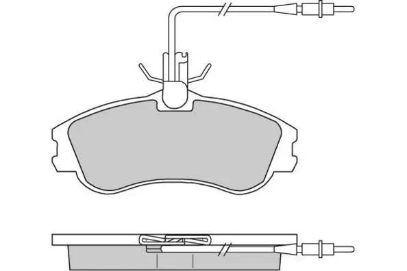 Brake Pad Set, disc brake (12-0711)