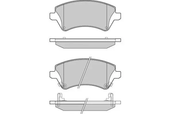 Brake Pad Set, disc brake (12-1030)