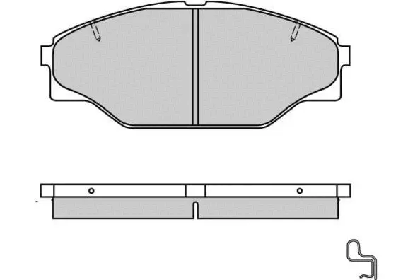 Brake Pad Set, disc brake (12-0617)