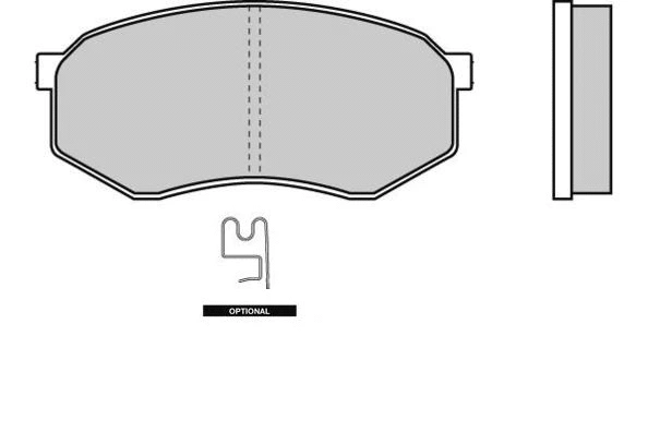 Brake Pad Set, disc brake (12-0476)