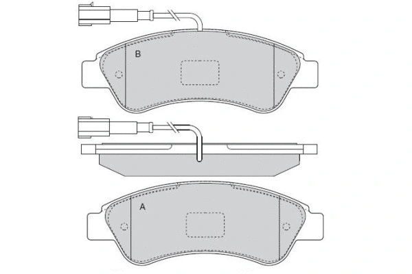 Brake Pad Set, disc brake (12-1592)