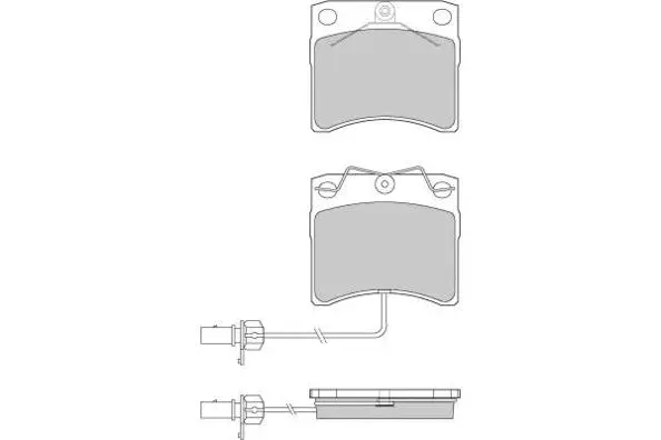 Brake Pad Set, disc brake (12-0869)