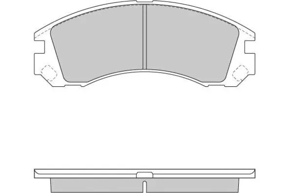 Brake Pad Set, disc brake (12-0953)